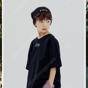 히로 블랭크 풋볼 티셔츠 120 블랙