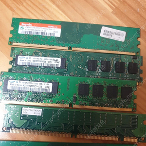 삼성 DDR2 1GB PC메모리 2개&기타