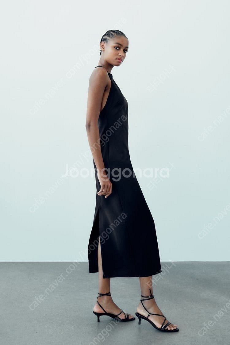 zara 자라 글리터 홀터넥 원피스 79900-3990...--2