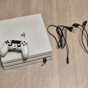 PS4 프로 CUH-7218B 화이트 9.0, ssd 1tb