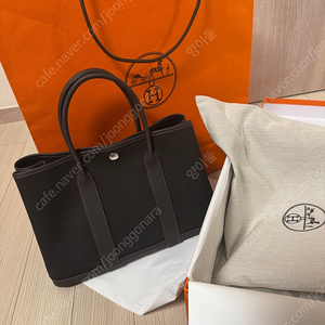 에르메스 가든파티 30 다크브론즈 에벤 캔버스
