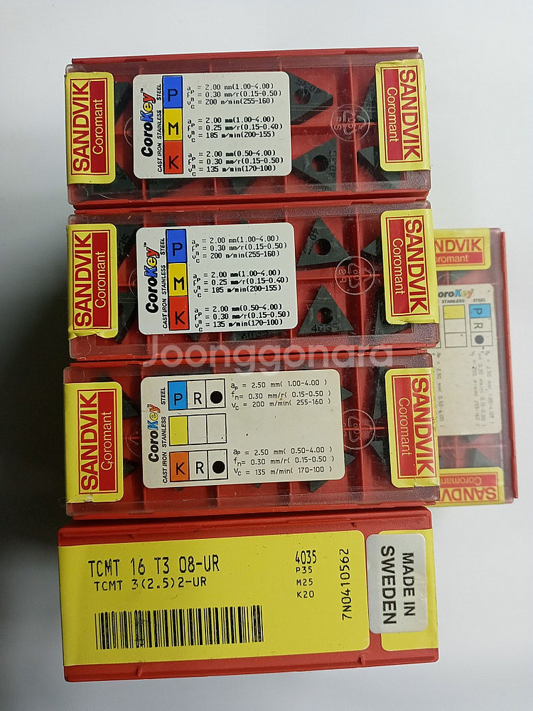 샌드빅 TCMT16T308-UR 4035 인서트 판매--1