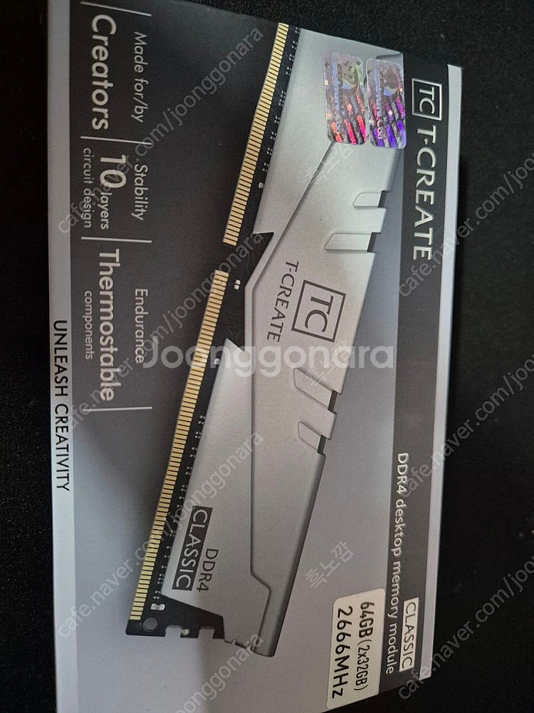 T-CREATE 32X2 2666 (64GB) 램 팝니...--1
