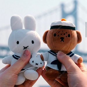 부산 세일러미피키링 미피 바바라 부산마린미피 키링인형