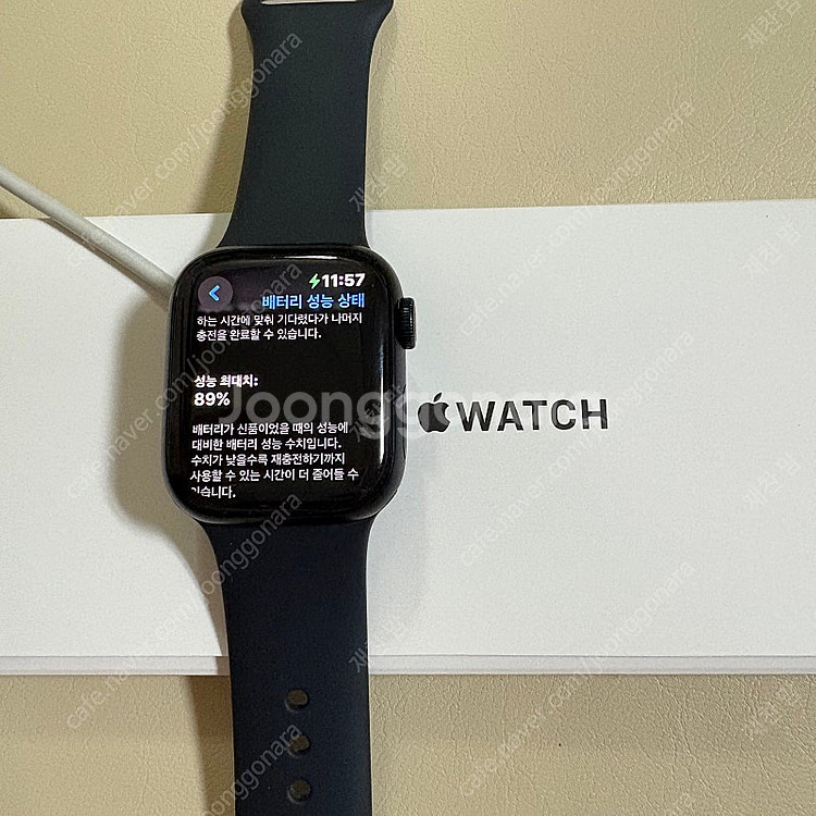 애플워치7 GPS+셀룰러 41mm--3