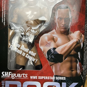 Shf 더락 드웨인 존슨 wwe 액션 피규어 미개봉