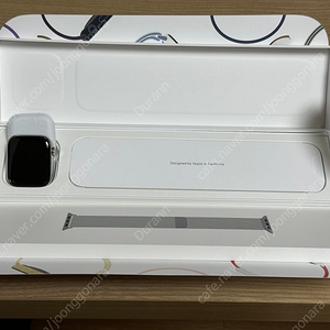애플워치8 45mm 스테인리스 실버 셀룰러