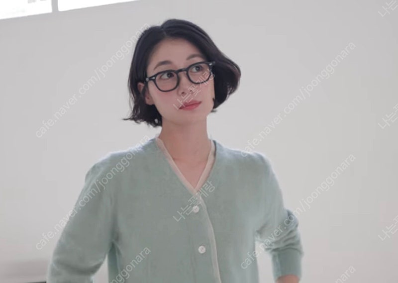 시엔느 오간자 알파카 가디건