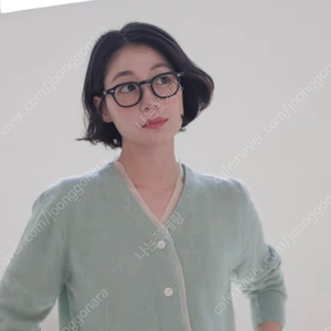시엔느 오간자 알파카 가디건