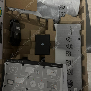 aw2725df 풀박스 판매합니다 구매 4개월 제품