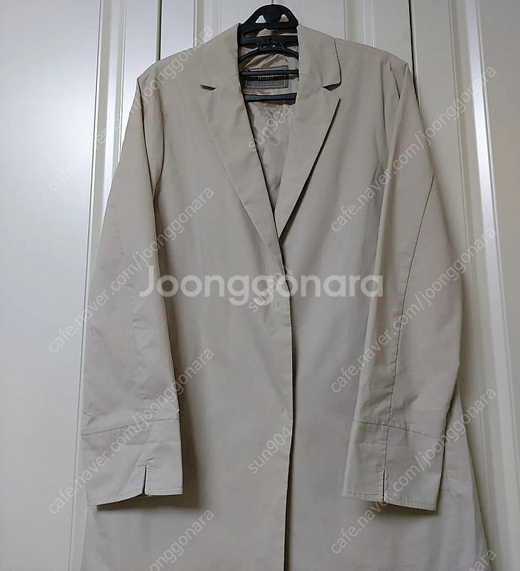 BCBG 봄가을트렌치코트 롱자켓55--1