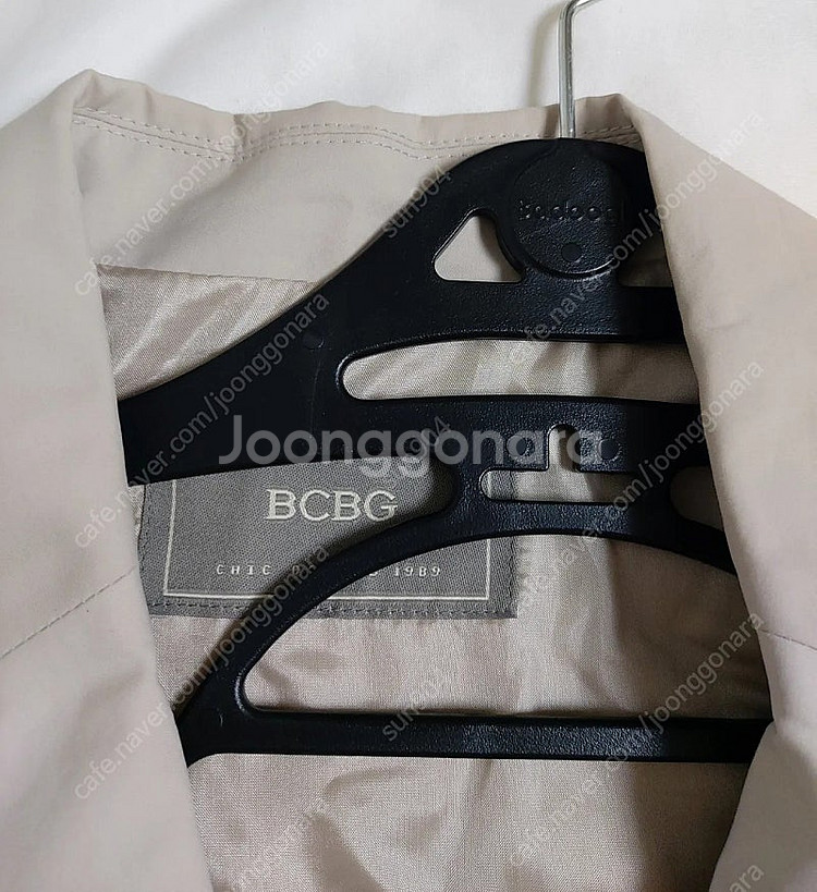 BCBG 봄가을트렌치코트 롱자켓55--4