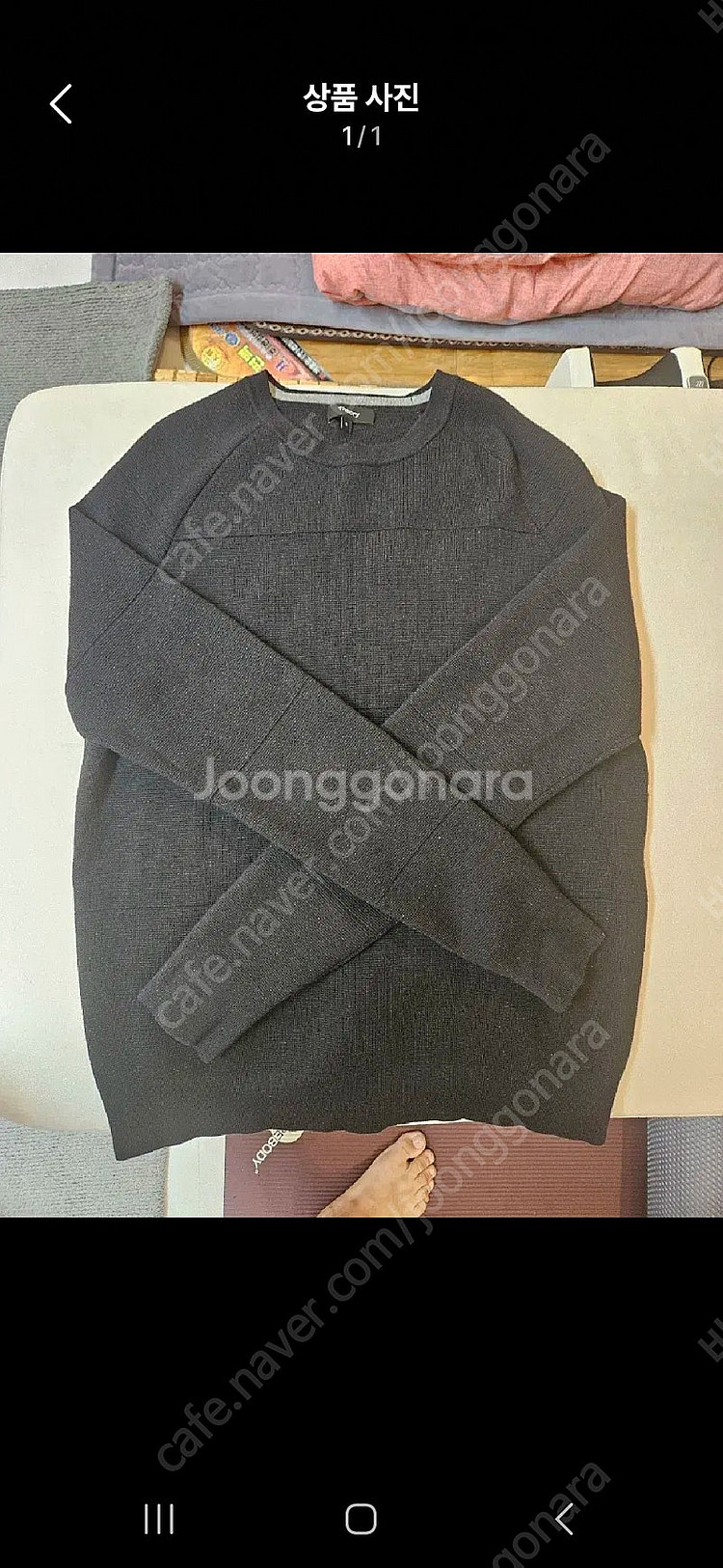 띠어리 자고니트 (블랙 S,M 총두벌)--0