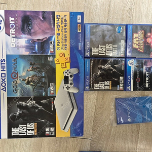 플스4슬림 화이트 [ 패드 및 타이틀 포함 ] ps4slim 플스4프로 ps4pro