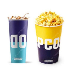 메가박스 매점(팝콘 R 1개 & 탄산음료 R 1개_5000원, 탄산음료 R 1개_1500원)