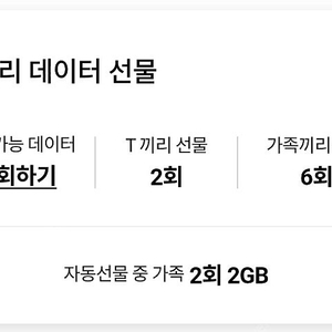 SK 데이터 2기가
