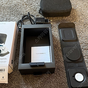 mophie 3in1 트래블 패드 맥세이프 충전기(애플 매장) 벨킨 앤커 아이폰
