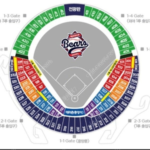 5월 6일 야구 잠실 두산베어스 VS LG트윈스 3루 외야지정석 4인