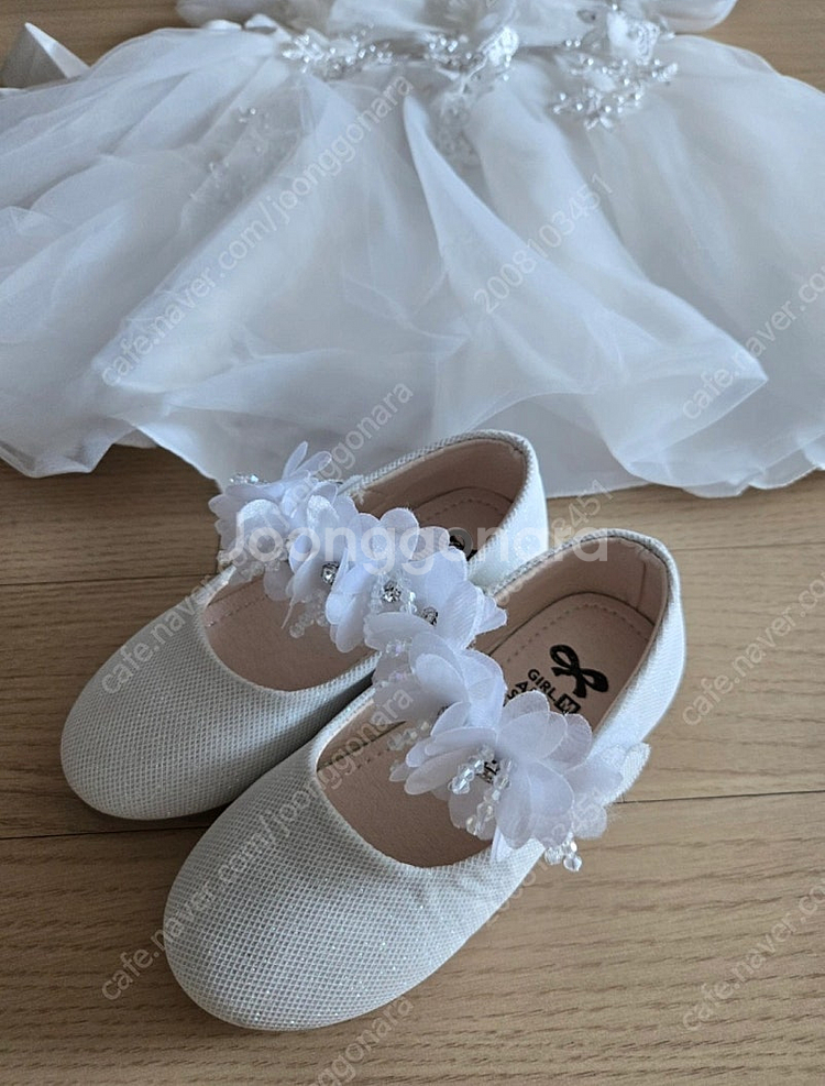 여아 화동드레스 구두 세트--2