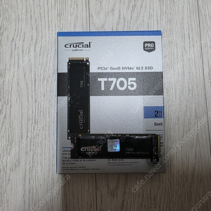 마이크론 크루셜 T705 NVMe SSD 2TB 대원 CTS 팝니다.