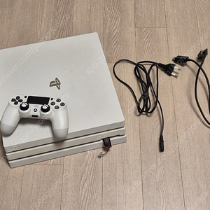 PS4 프로 CUH-7218B 화이트 9.0, ssd 1tb