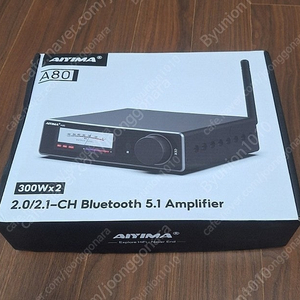 AIYIMA A80 Dac 겸 앰프 미사용 풀박스 팝니다 아답터 포함