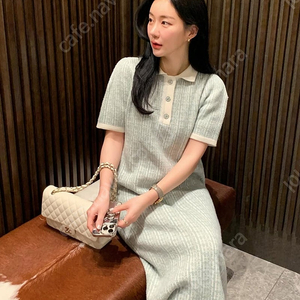 페이지유 세이지 니트 원피스 민트