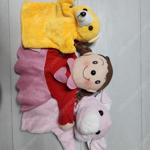 손인형 사람 돼지 곰 3종