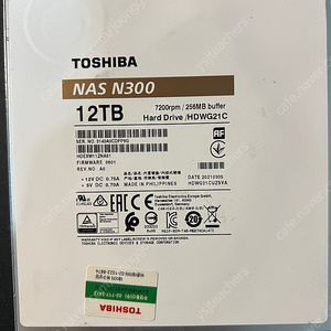 도시바 NAS N300 12TB HDD