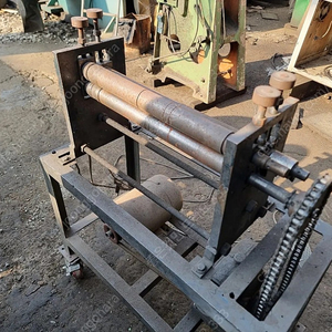 소형 3단로라 밴딩기 460mm×50파이