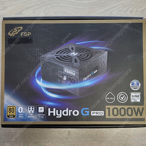 FSP HYDRO G PRO 1000W 80PLUS골드 풀모듈러 파워 풀박
