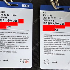 이세계 페스티벌 2025 토요일 제일좋은자리 명당2연석