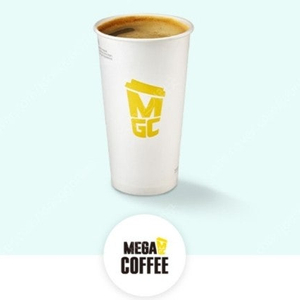 (1000원) 메가커피 핫 아메리카노 50% 할인 쿠폰 2장(다른메뉴 변경 가능)