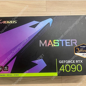 서울 직거래 그래픽카드 - 기가바이트 rtx 4090 어로스마스터 팝니다.