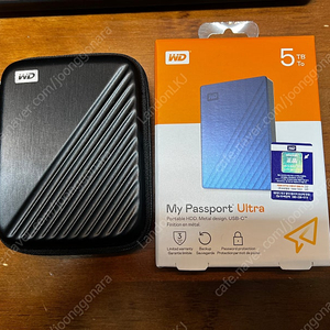 WD My Passport ULTRA Type-C 외장하드 5TB 팝니다