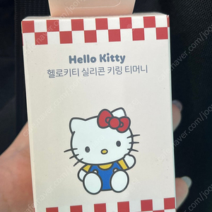 산리오 헬로키티 실리콘 티머니 교통카드 키링
