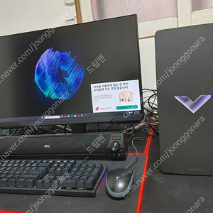 HP 빅터스 i7 13700f본체 삼성24인치게이밍모니터