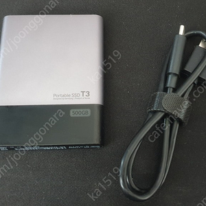 삼성 T3 포터블 SSD - 500GB USB 3.1 외장 SSD