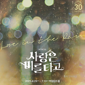 뮤지컬 <사랑은 비를 타고> vip석 2매