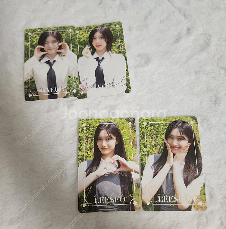 아이브 디아이콘 행운부적 포카--1