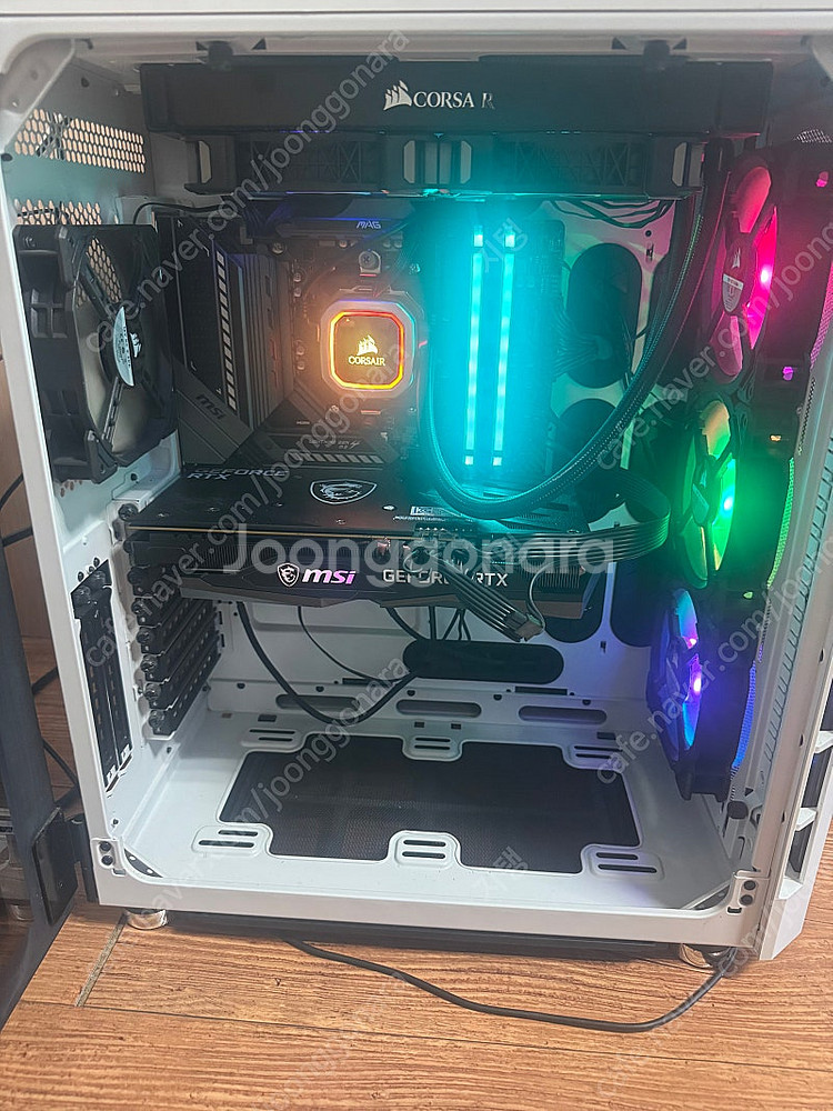 커세어 화이트 RTX3060Ti 본체--0
