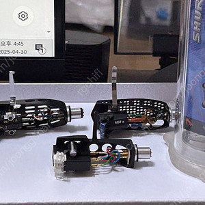 shure M97xE 카드리치(박스품)+바늘+리드선+헤드셀sme