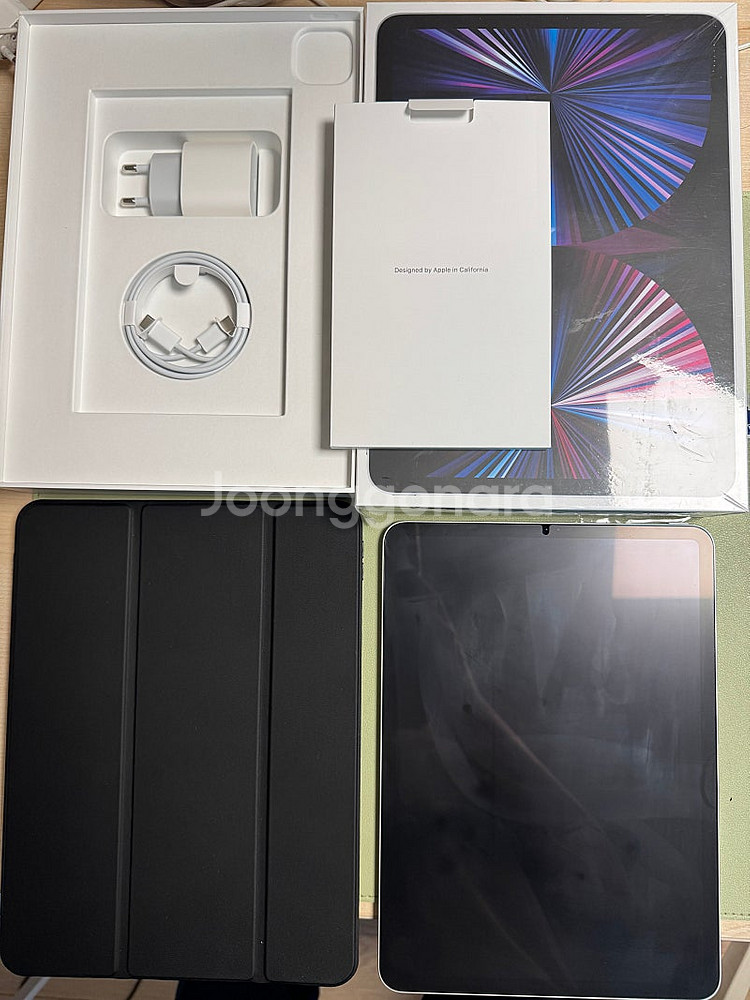 아이패드프로 3세대(m1) 11인치 2tb 16기가램 최고사양 신품급--0