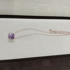 로제도르 자수정 목걸이 귀걸이 세트 이미지