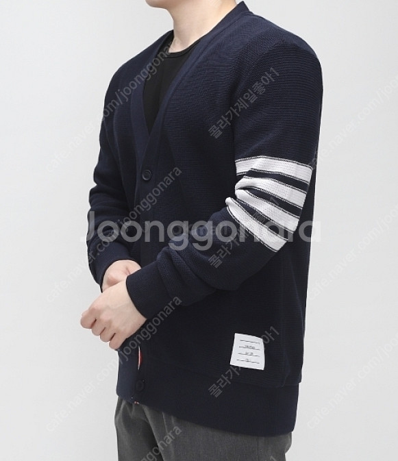 톰브라운 스트라이프 오픈 레이첼 스티치 가디건 5사이즈--2