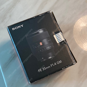소니 G master FE 35mm F1.4 gm 박스만 판매 [택배비포함]