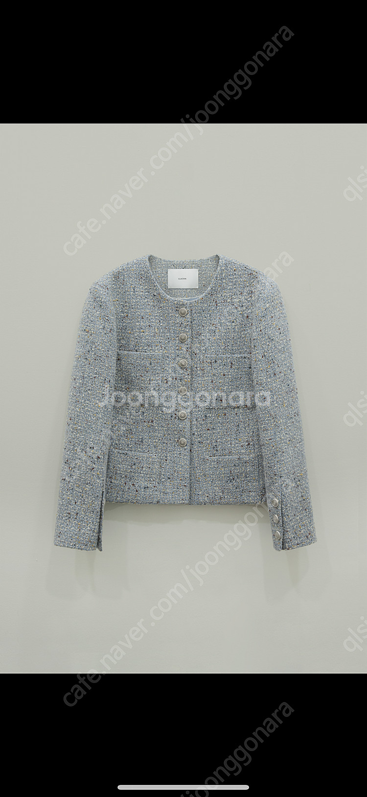 엘보른 Elborn cene 트위드 자켓 34사이즈--3