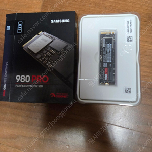 [판매] 삼성 980 pro 1tb(m.2 ssd) 박스셋