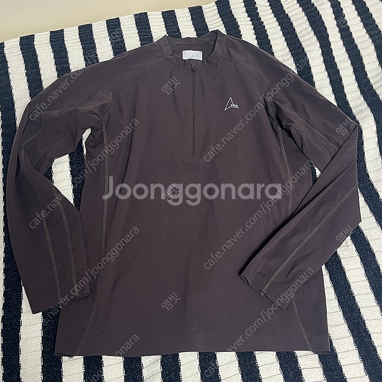 (m) roa 로아 트레이닝 롱슬리브 하프집--2