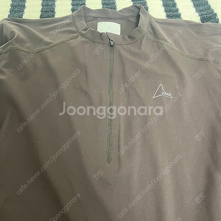 (m) roa 로아 트레이닝 롱슬리브 하프집--4